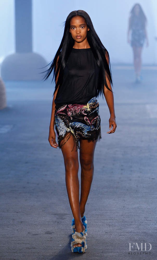 Marihenny Rivera Pasible featured in  the Jen Kao fashion show for Spring/Summer 2014