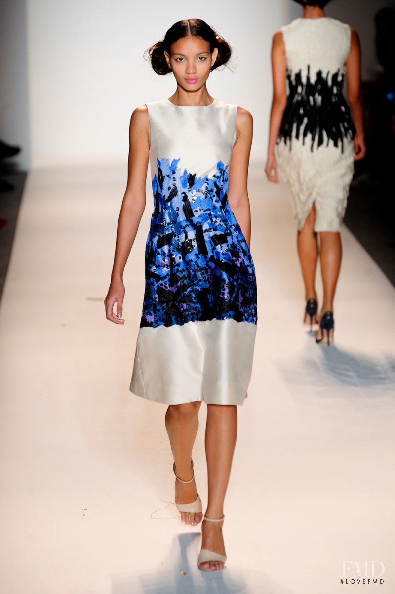 Veridiana Ferreira featured in  the Lela Rose fashion show for Spring/Summer 2014
