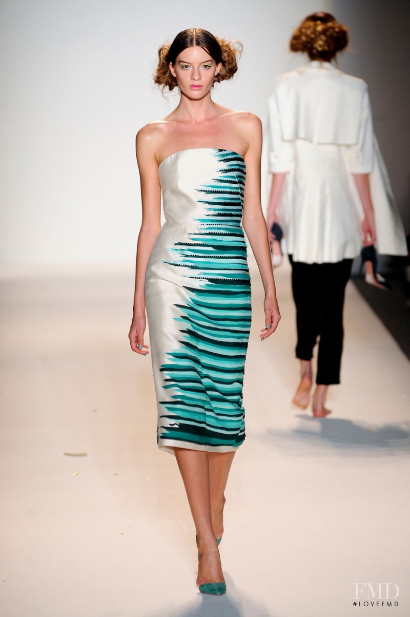 Cristina Mantas featured in  the Lela Rose fashion show for Spring/Summer 2014