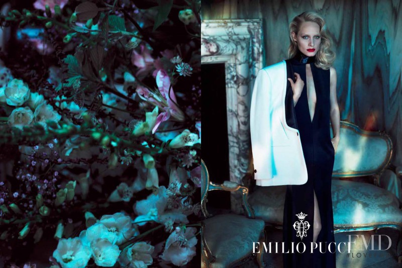 Amber Valletta featured in  the Pucci advertisement for Fall 2012