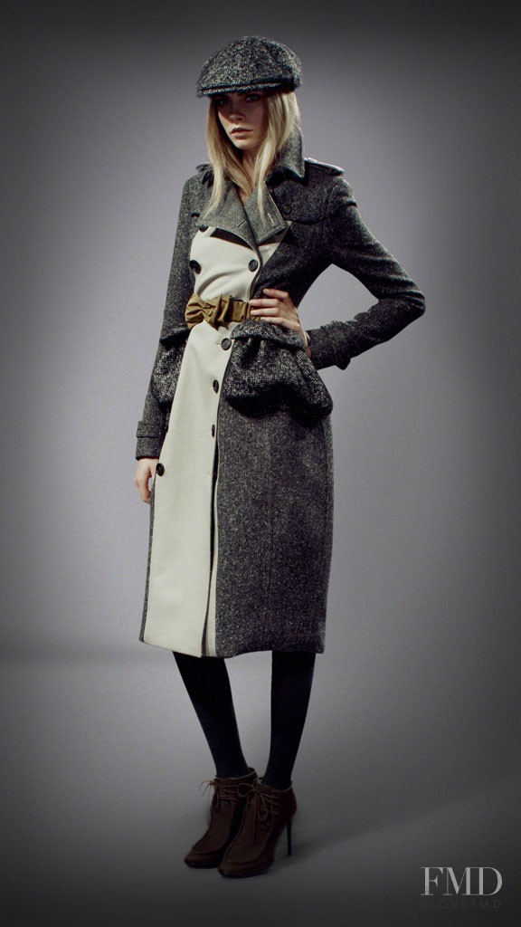 Cara Delevingne featured in  the Burberry lookbook for Autumn/Winter 2012