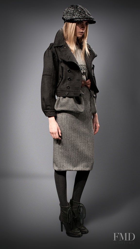 Cara Delevingne featured in  the Burberry lookbook for Autumn/Winter 2012