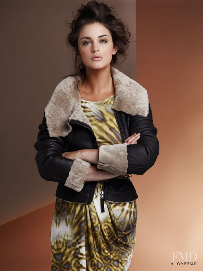 Violet Budd featured in  the Wallis (RETAILER) catalogue for Autumn/Winter 2010