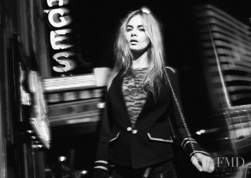 Cara Delevingne featured in  the Zara TRF advertisement for Autumn/Winter 2012