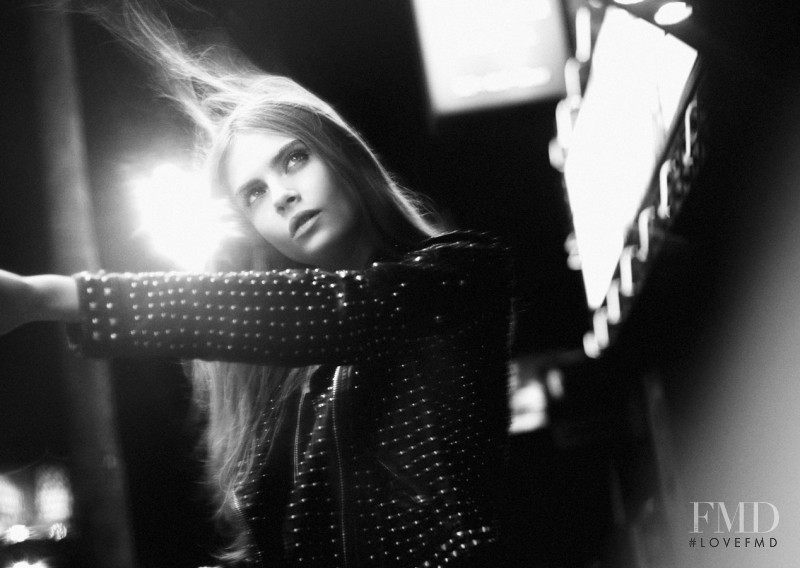 Cara Delevingne featured in  the Zara TRF advertisement for Autumn/Winter 2012