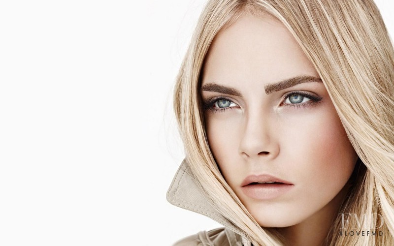 Cara Delevingne featured in  the Burberry Beauty advertisement for Spring/Summer 2011