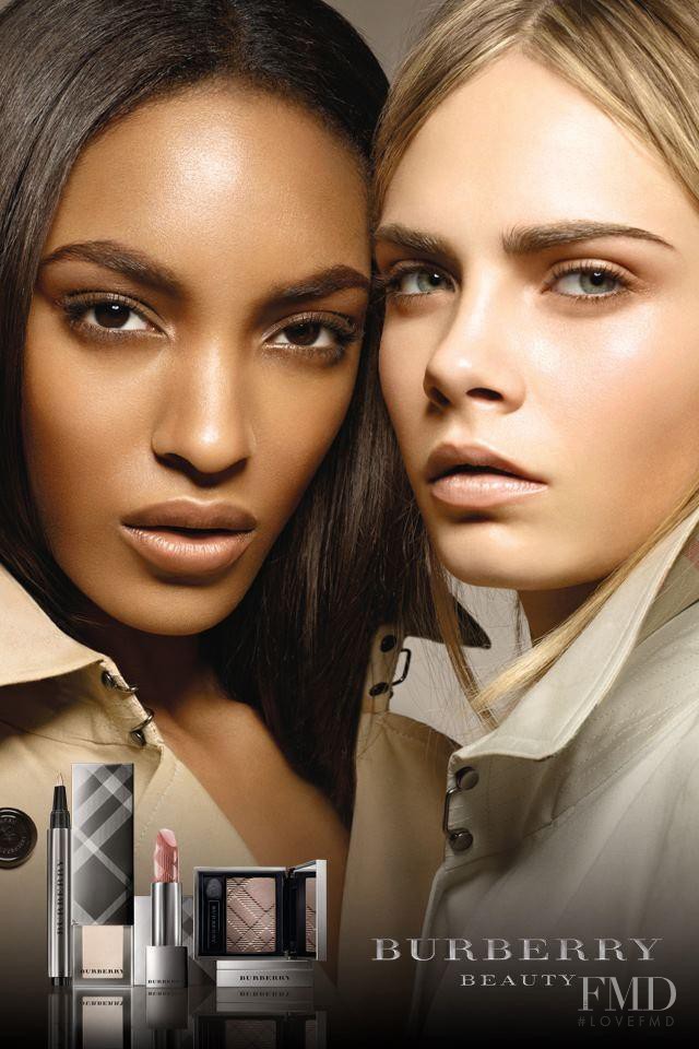 Cara Delevingne featured in  the Burberry Beauty advertisement for Autumn/Winter 2012