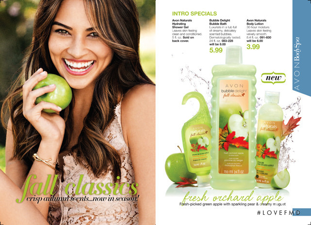 Shanina Shaik featured in  the AVON advertisement for Summer 2014