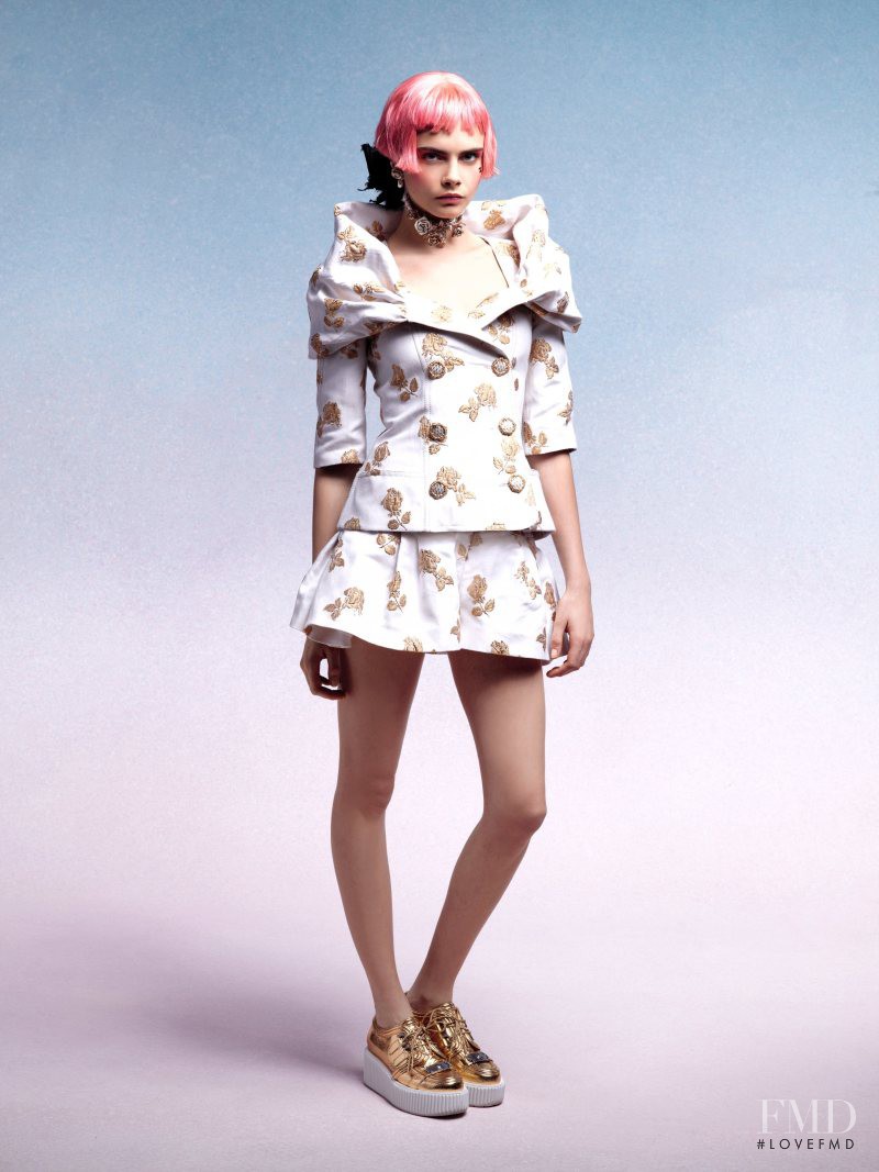 Cara Delevingne featured in  the Chanel lookbook for Cruise 2013