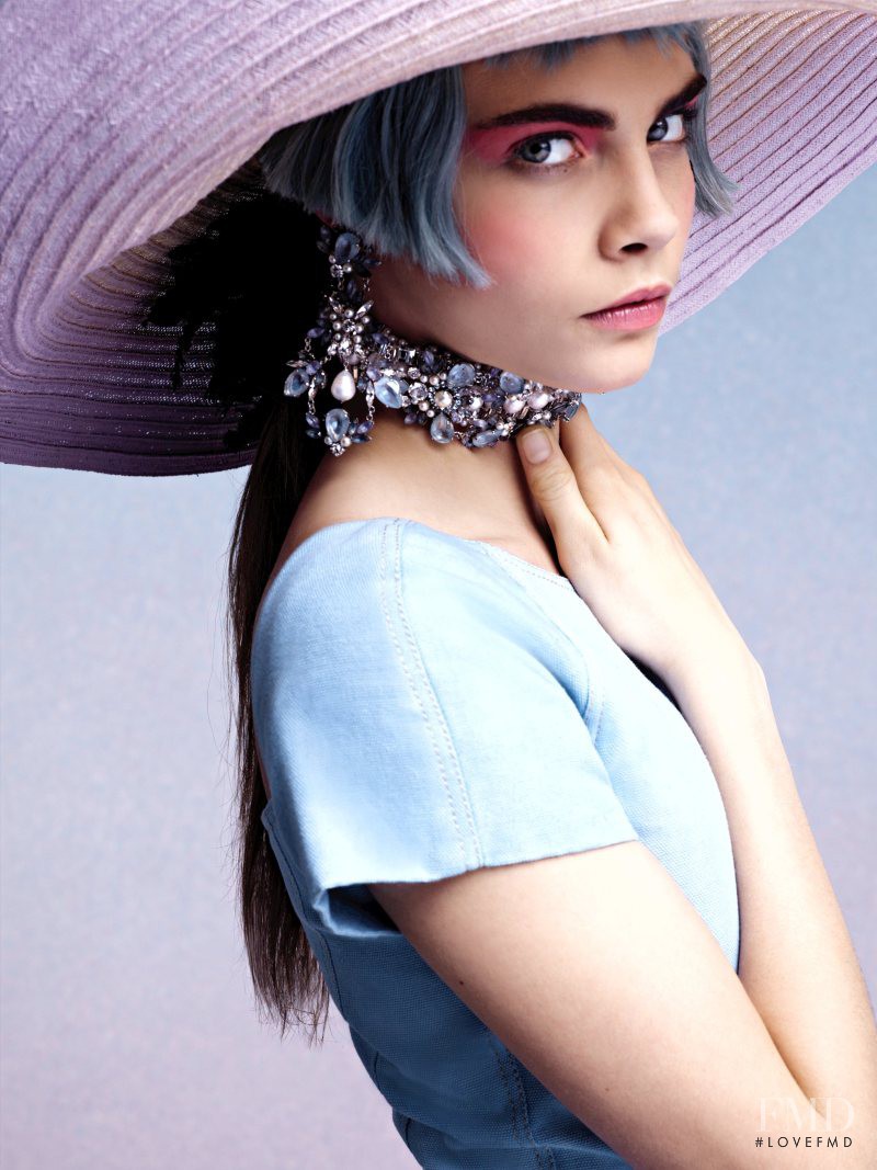 Cara Delevingne featured in  the Chanel lookbook for Cruise 2013