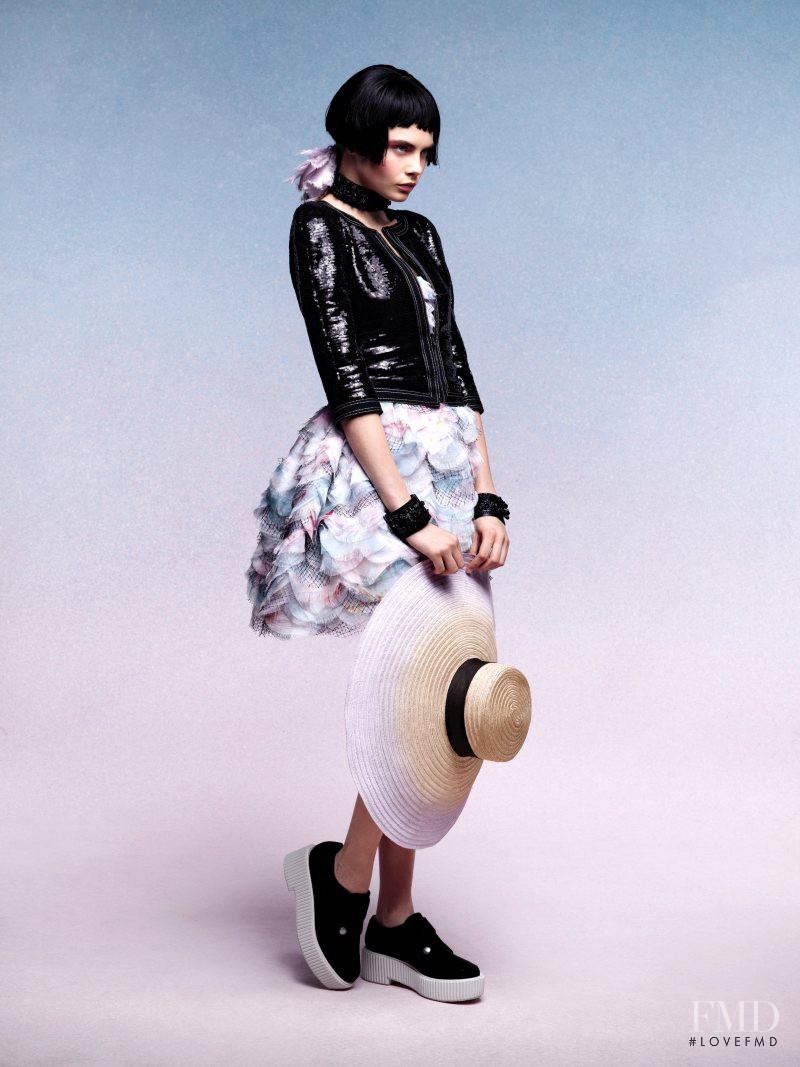 Cara Delevingne featured in  the Chanel lookbook for Cruise 2013