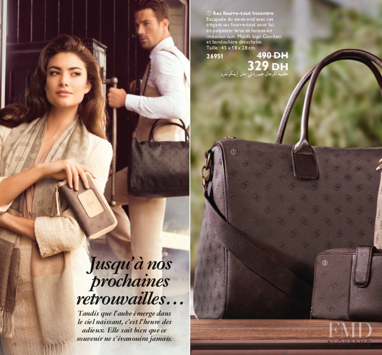 Lauren Mellor featured in  the Oriflame catalogue for Fall 2013