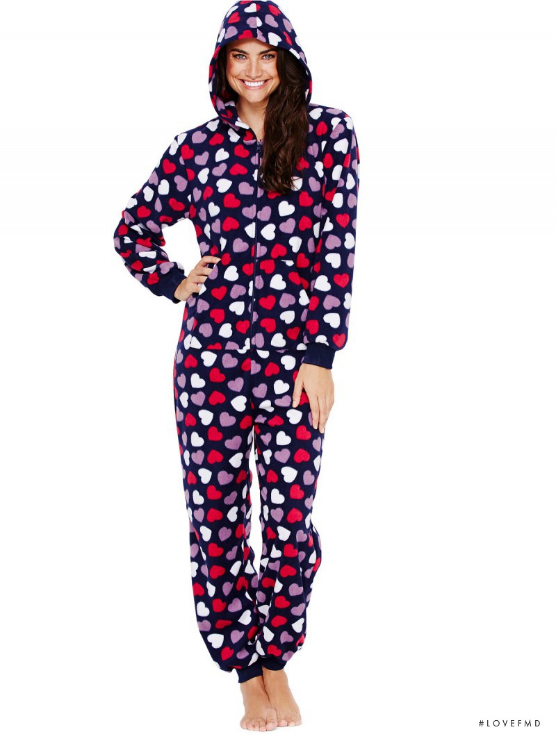 Lauren Mellor featured in  the Littlewoods (RETAILER) Nighwear catalogue for Autumn/Winter 2013