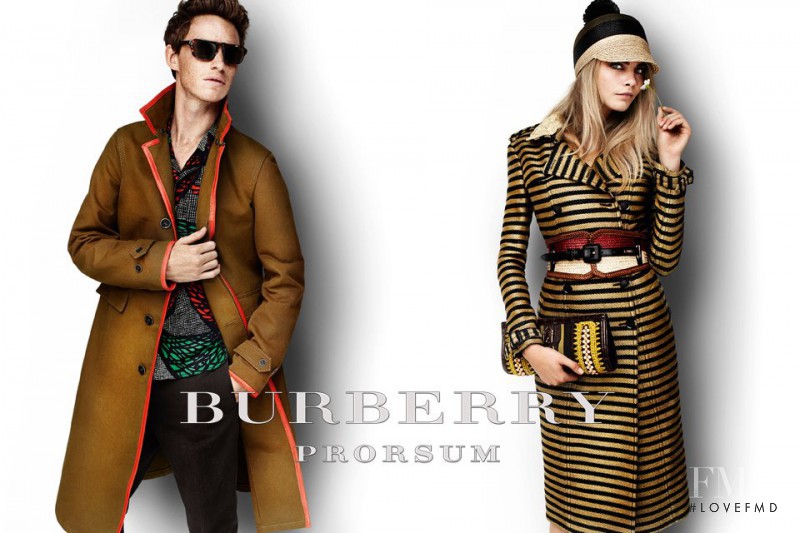 Cara Delevingne featured in  the Burberry Prorsum advertisement for Spring/Summer 2012