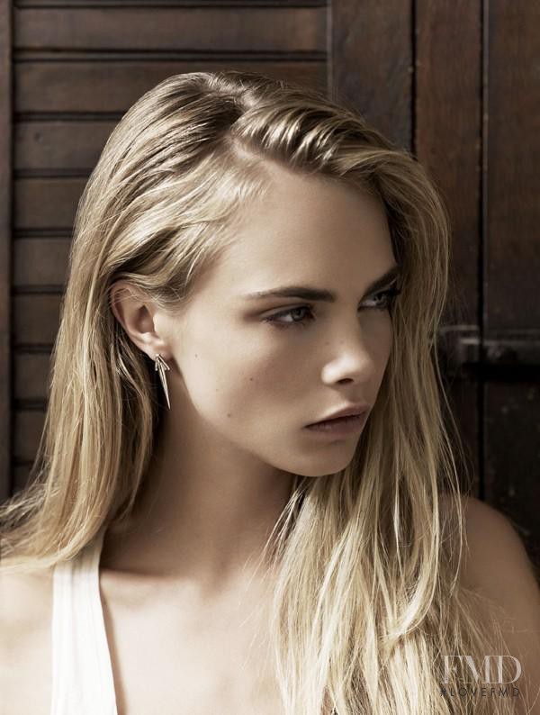 Cara Delevingne featured in  the Dominic Jones advertisement for Spring/Summer 2012