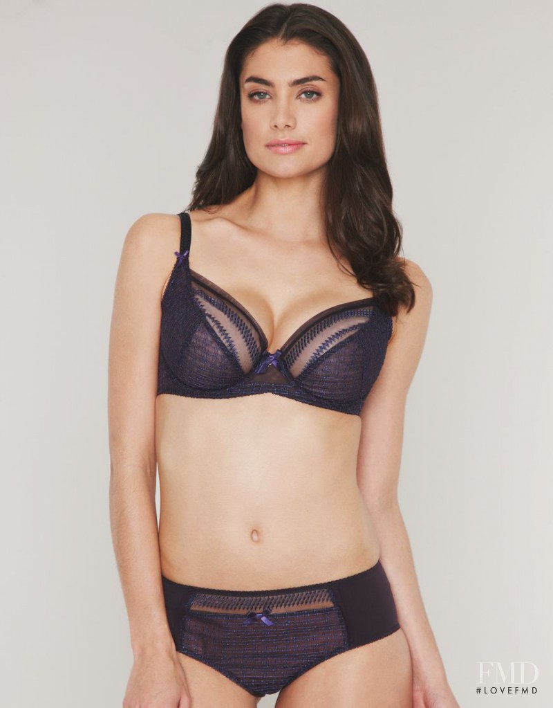 Lauren Mellor featured in  the Figleaves.com Lingerie catalogue for Autumn/Winter 2012