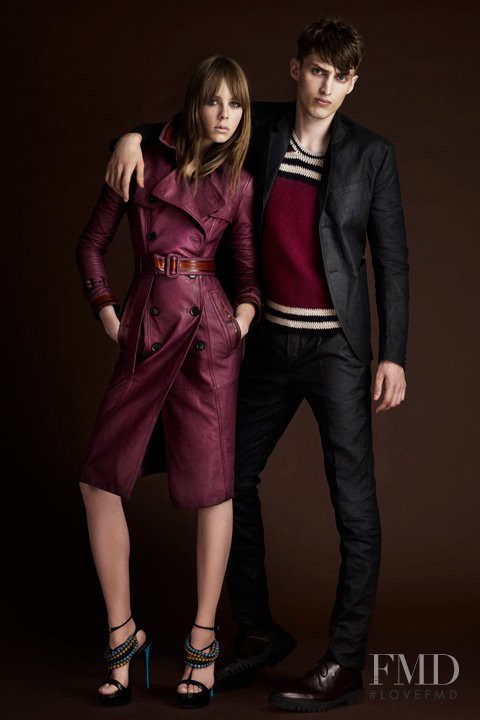 Edie Campbell featured in  the Burberry Prorsum lookbook for Spring/Summer 2012