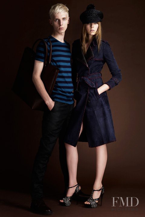 Edie Campbell featured in  the Burberry Prorsum lookbook for Spring/Summer 2012