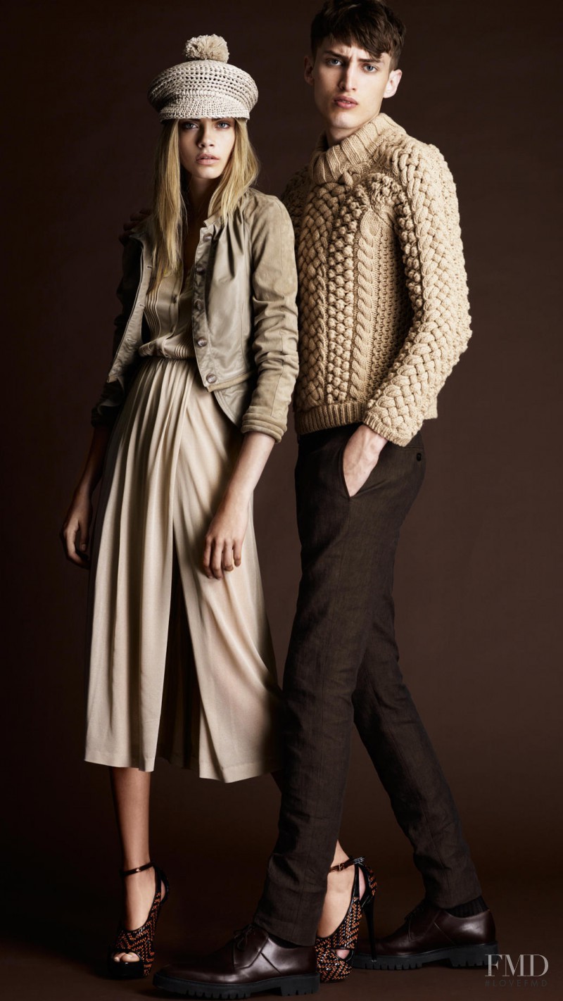 Cara Delevingne featured in  the Burberry Prorsum lookbook for Spring/Summer 2012