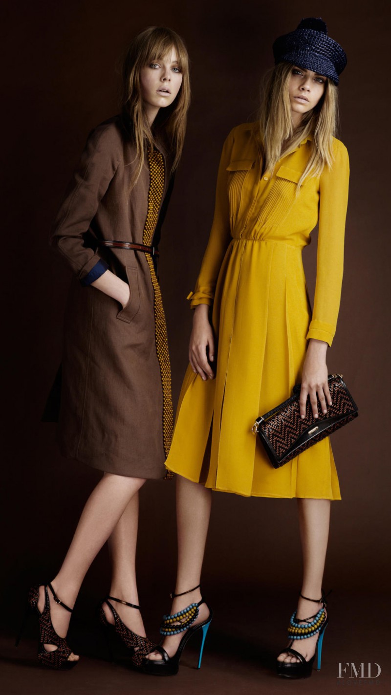 Cara Delevingne featured in  the Burberry Prorsum lookbook for Spring/Summer 2012