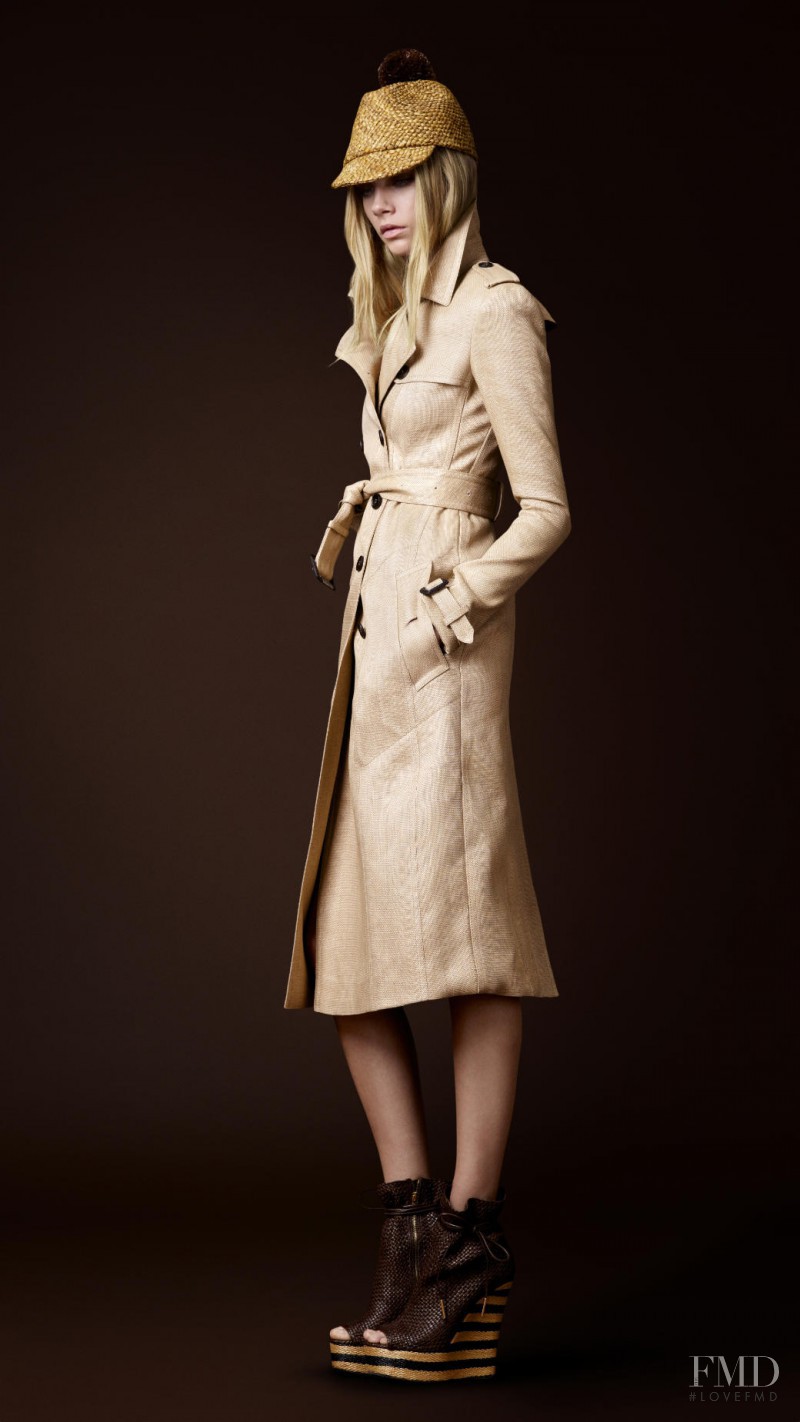 Cara Delevingne featured in  the Burberry Prorsum lookbook for Spring/Summer 2012