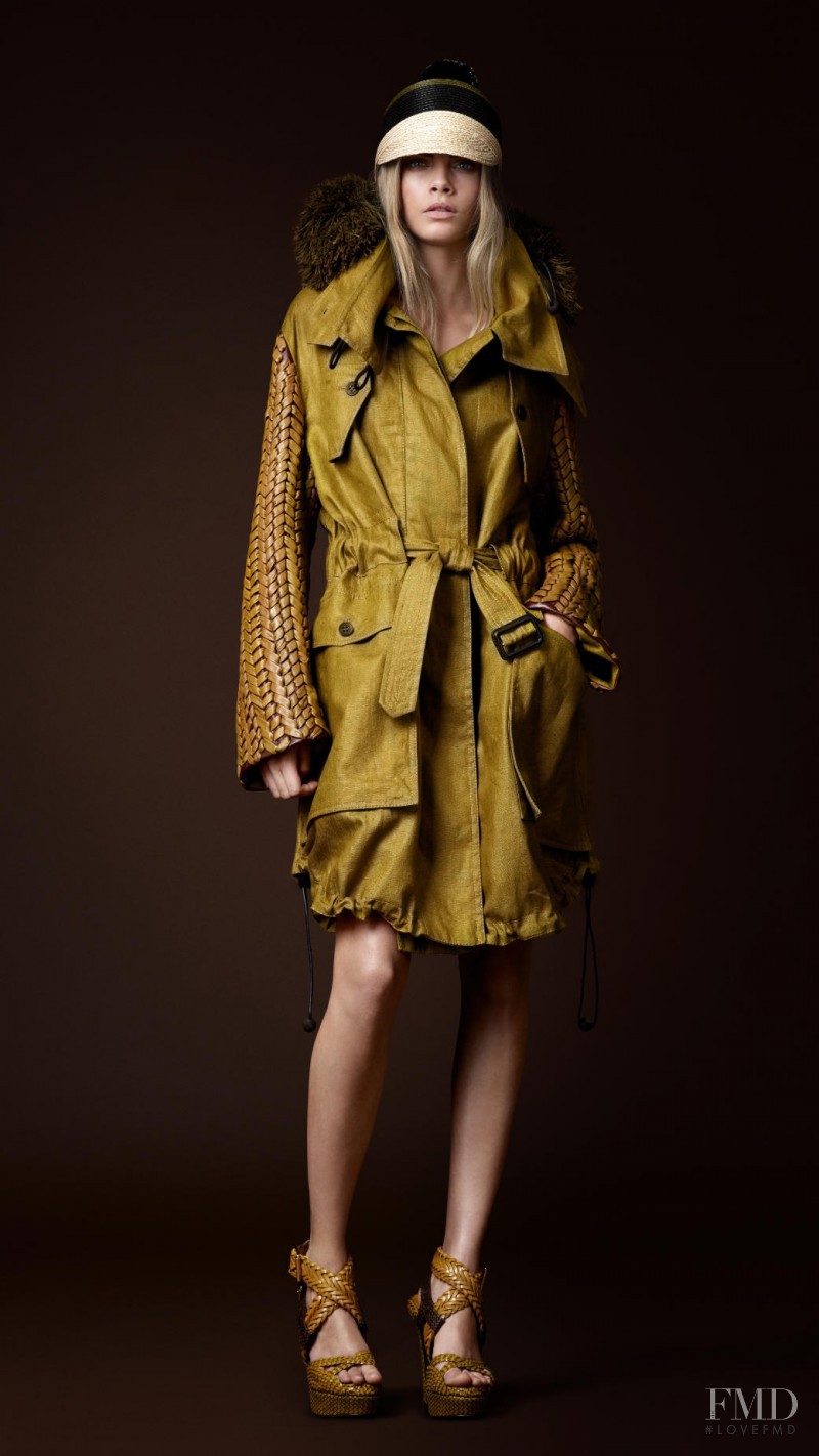 Cara Delevingne featured in  the Burberry Prorsum lookbook for Spring/Summer 2012