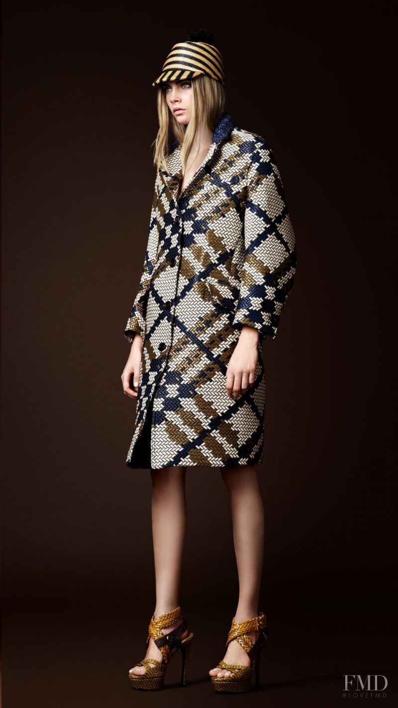 Cara Delevingne featured in  the Burberry Prorsum lookbook for Spring/Summer 2012