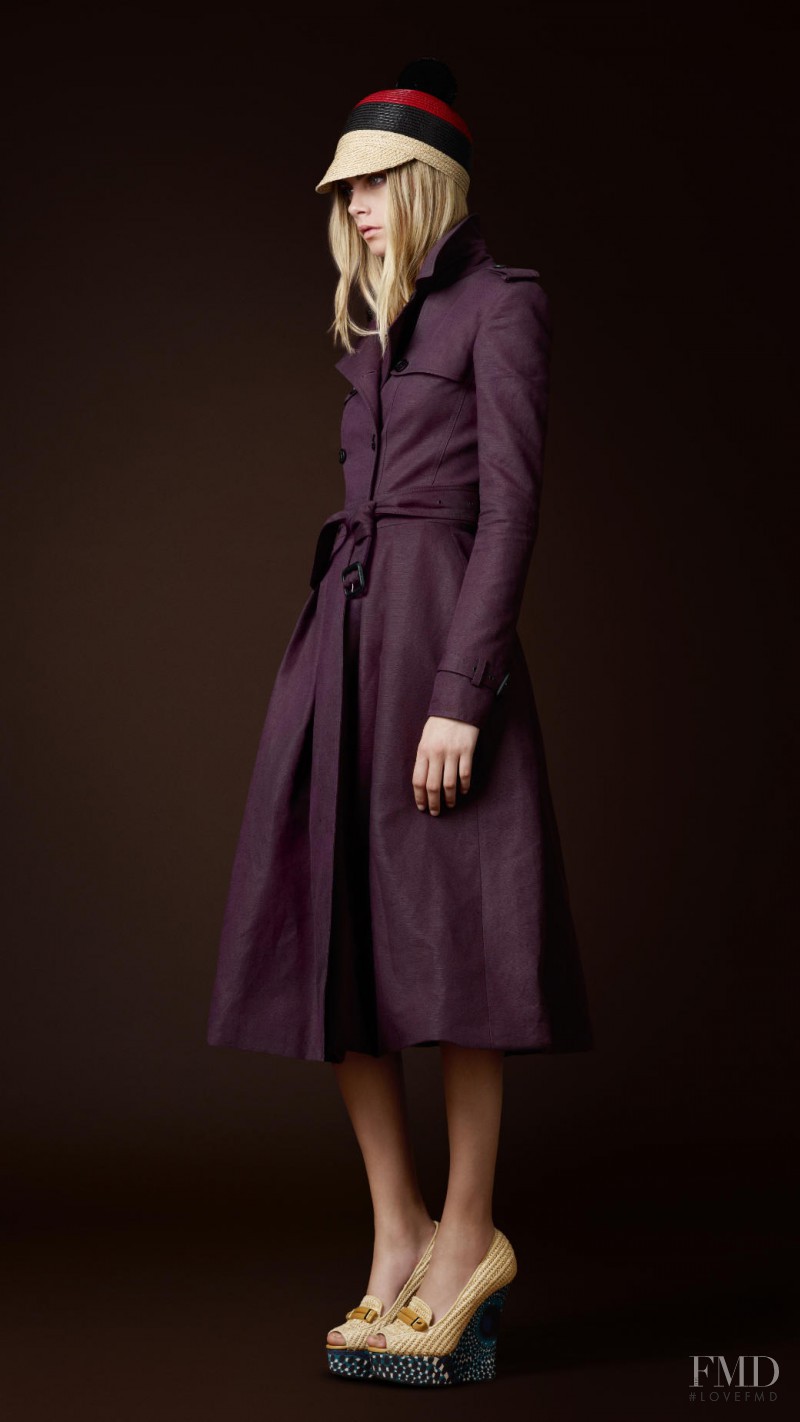 Cara Delevingne featured in  the Burberry Prorsum lookbook for Spring/Summer 2012