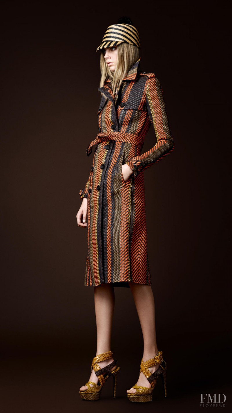 Cara Delevingne featured in  the Burberry Prorsum lookbook for Spring/Summer 2012