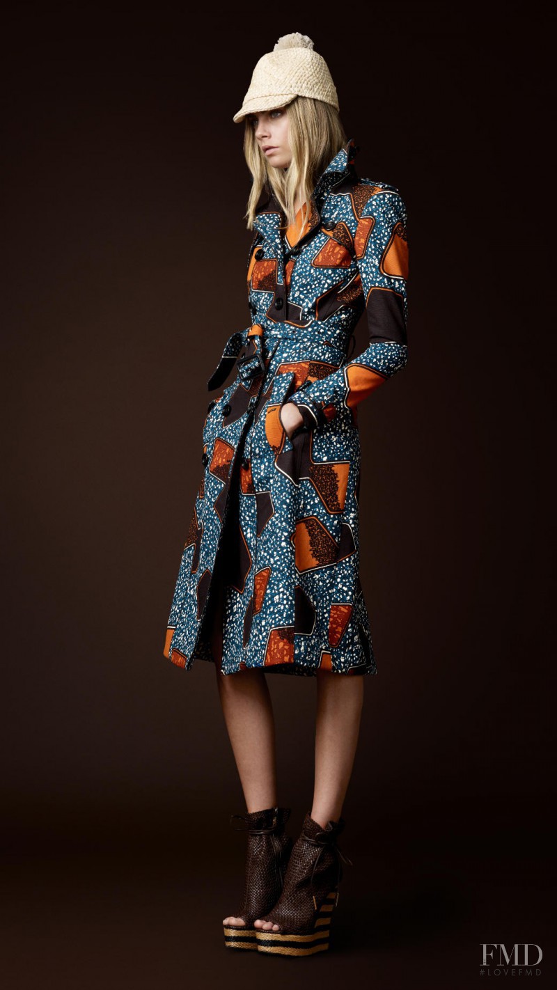 Cara Delevingne featured in  the Burberry Prorsum lookbook for Spring/Summer 2012