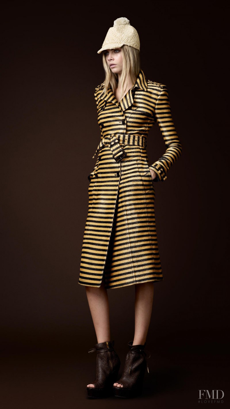 Cara Delevingne featured in  the Burberry Prorsum lookbook for Spring/Summer 2012