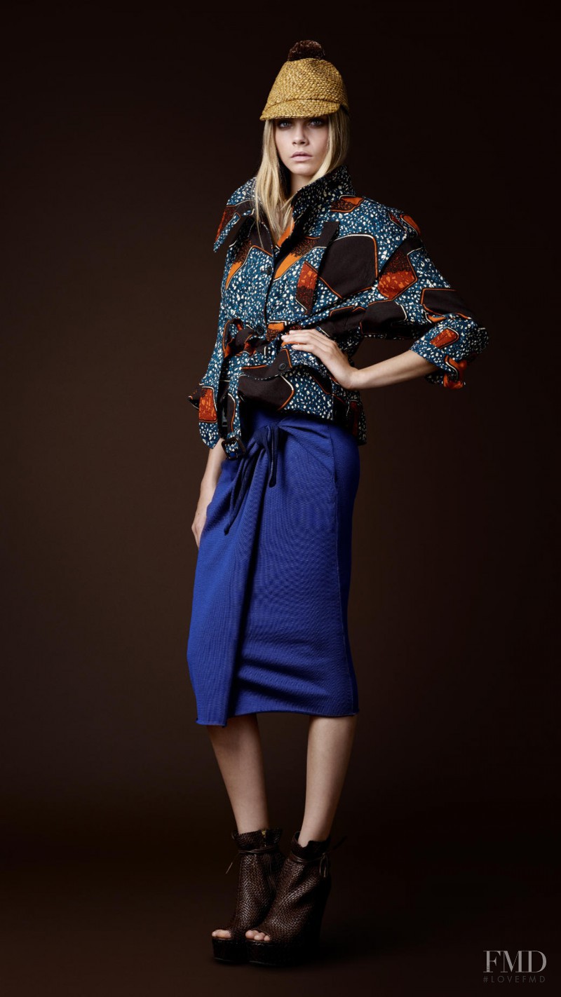 Cara Delevingne featured in  the Burberry Prorsum lookbook for Spring/Summer 2012