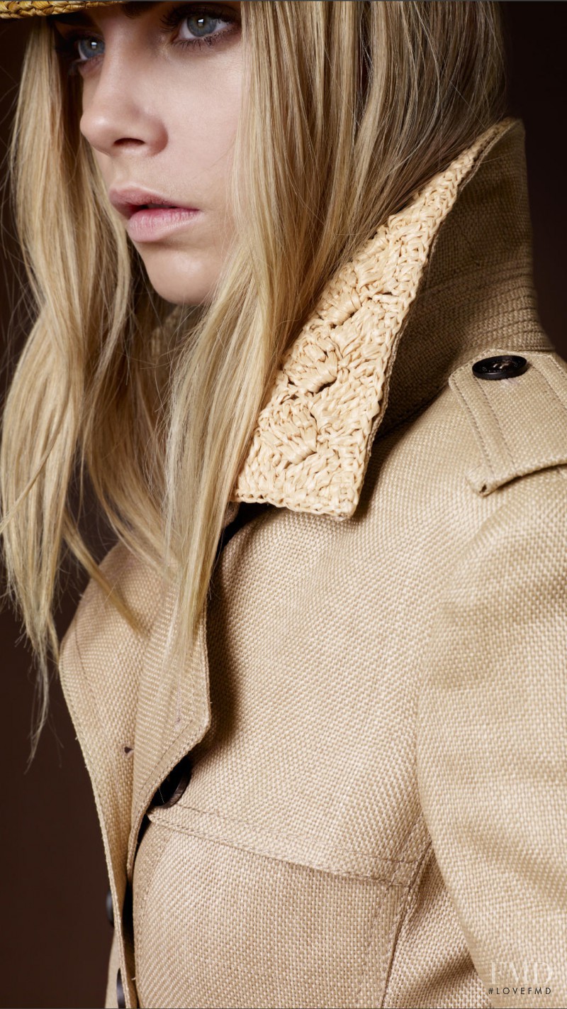 Cara Delevingne featured in  the Burberry Prorsum lookbook for Spring/Summer 2012