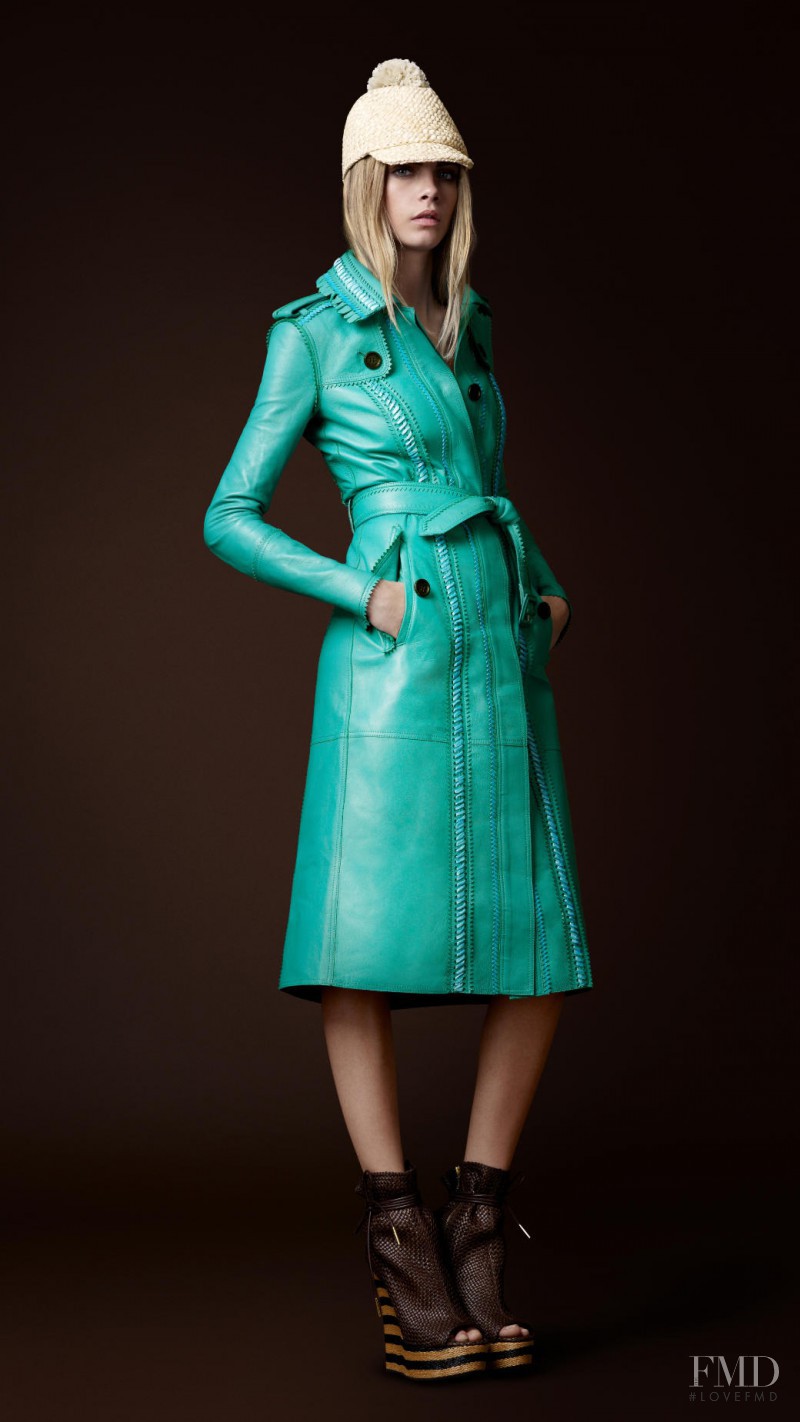 Cara Delevingne featured in  the Burberry Prorsum lookbook for Spring/Summer 2012