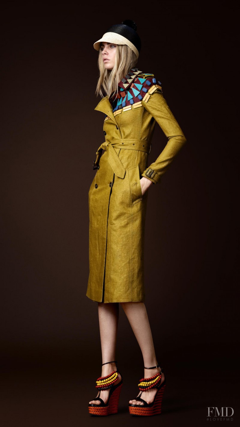 Cara Delevingne featured in  the Burberry Prorsum lookbook for Spring/Summer 2012