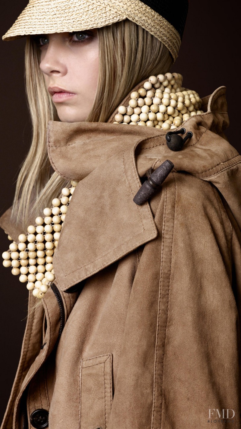Cara Delevingne featured in  the Burberry Prorsum lookbook for Spring/Summer 2012