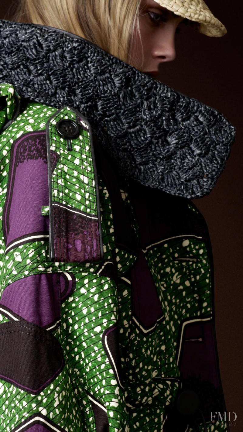 Cara Delevingne featured in  the Burberry Prorsum lookbook for Spring/Summer 2012