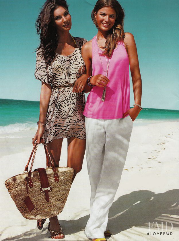 Teresa Moore featured in  the H&M catalogue for Summer 2012