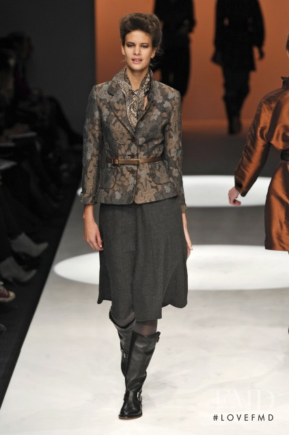 Chloe Pridham featured in  the Caroline Charles fashion show for Autumn/Winter 2009