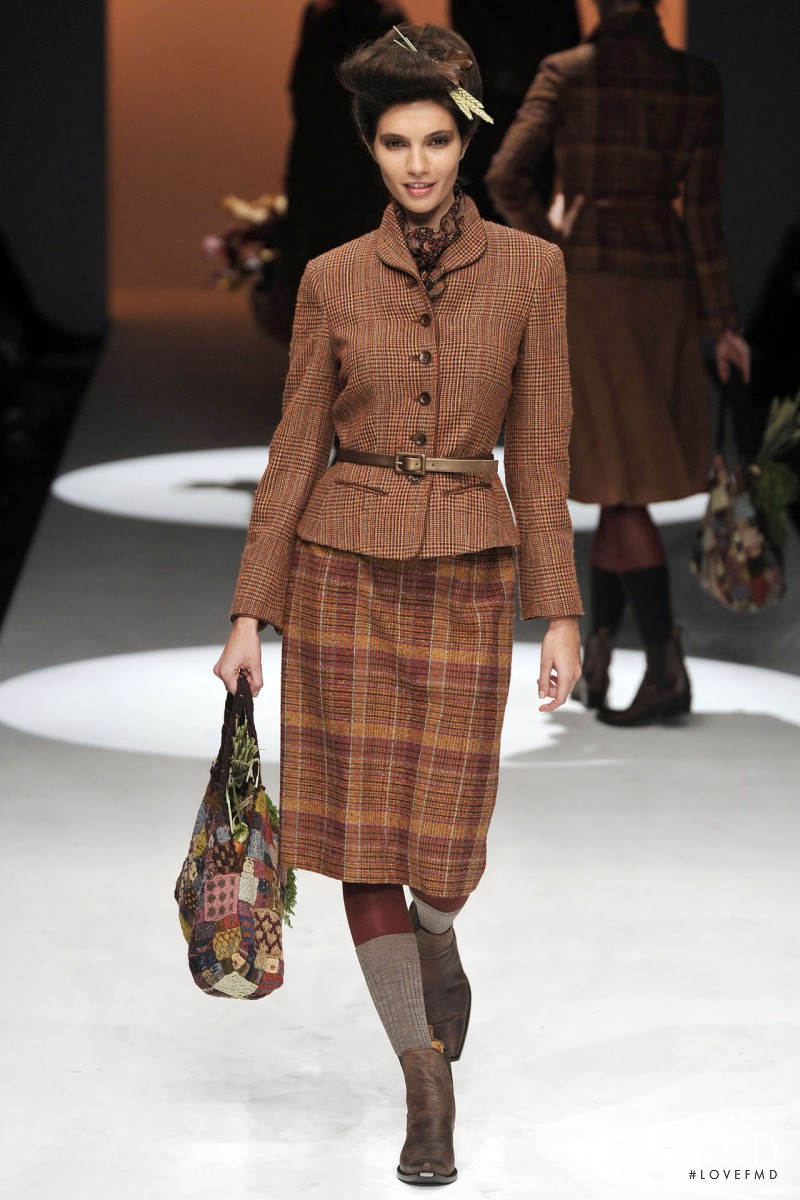 Teresa Moore featured in  the Caroline Charles fashion show for Autumn/Winter 2009