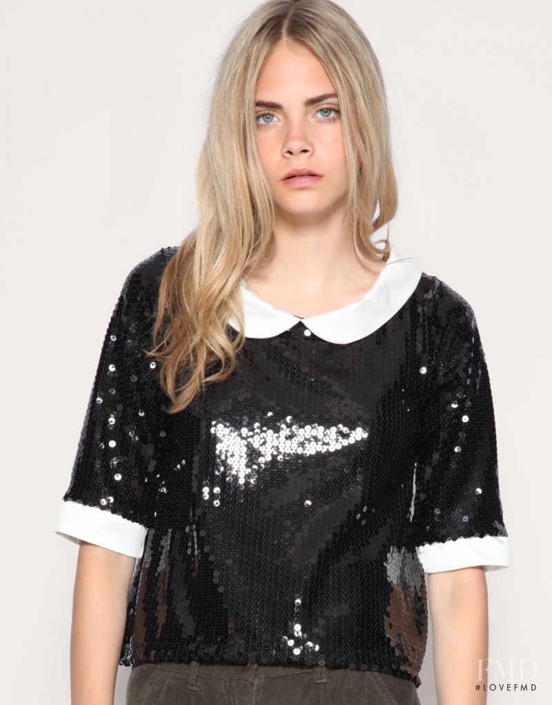 Cara Delevingne featured in  the ASOS lookbook for Fall 2010