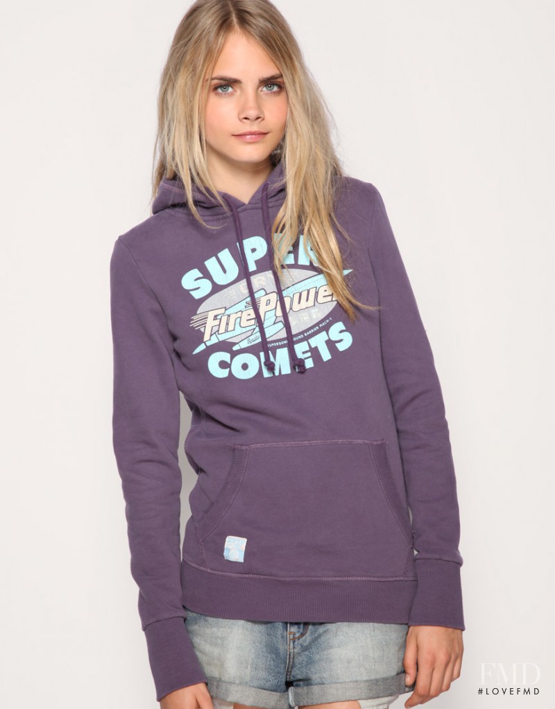 Cara Delevingne featured in  the ASOS lookbook for Fall 2010