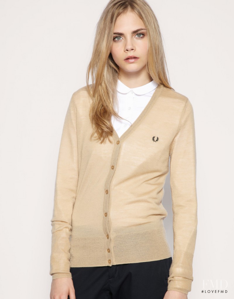 Cara Delevingne featured in  the ASOS lookbook for Fall 2010