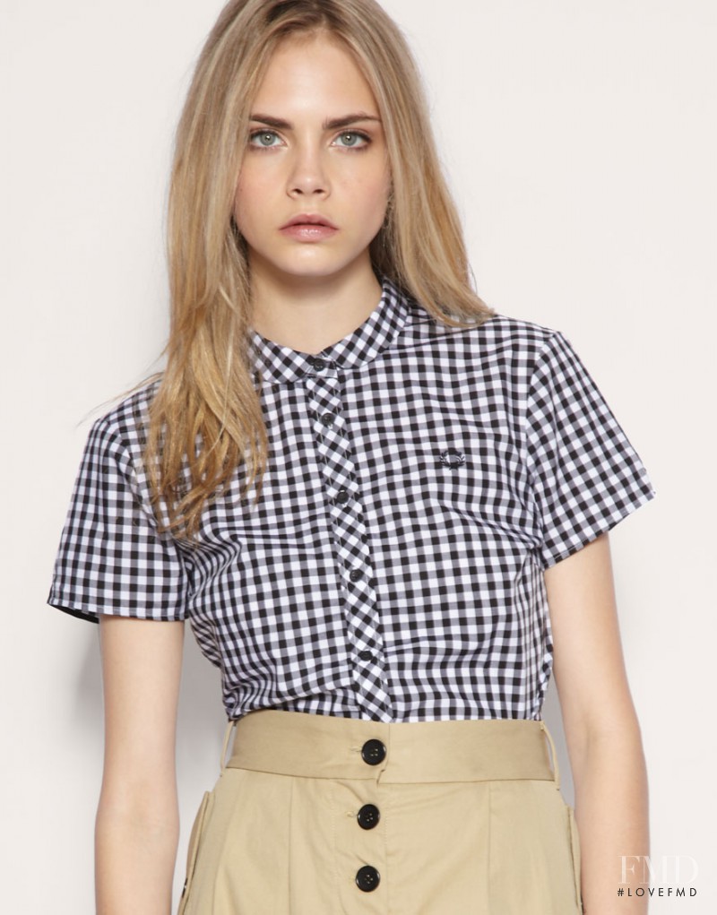 Cara Delevingne featured in  the ASOS lookbook for Fall 2010