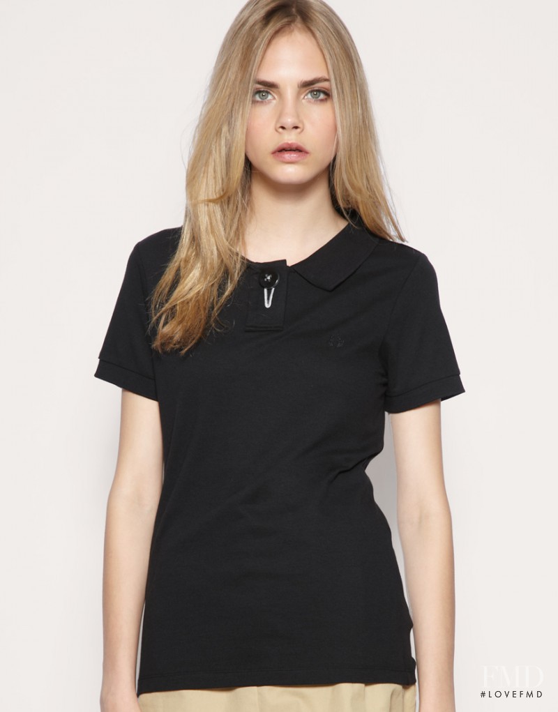 Cara Delevingne featured in  the ASOS lookbook for Fall 2010