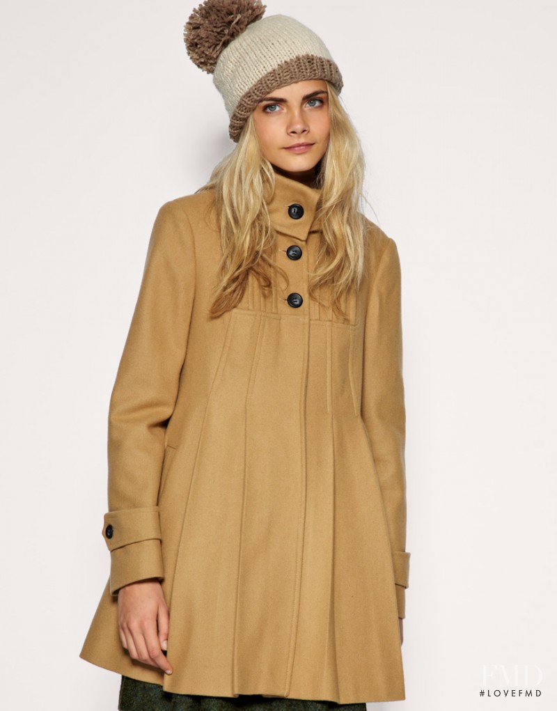 Cara Delevingne featured in  the ASOS lookbook for Fall 2010