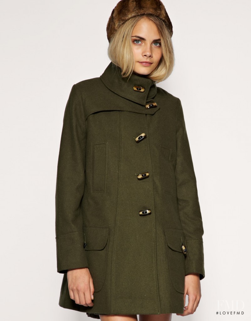 Cara Delevingne featured in  the ASOS lookbook for Fall 2010