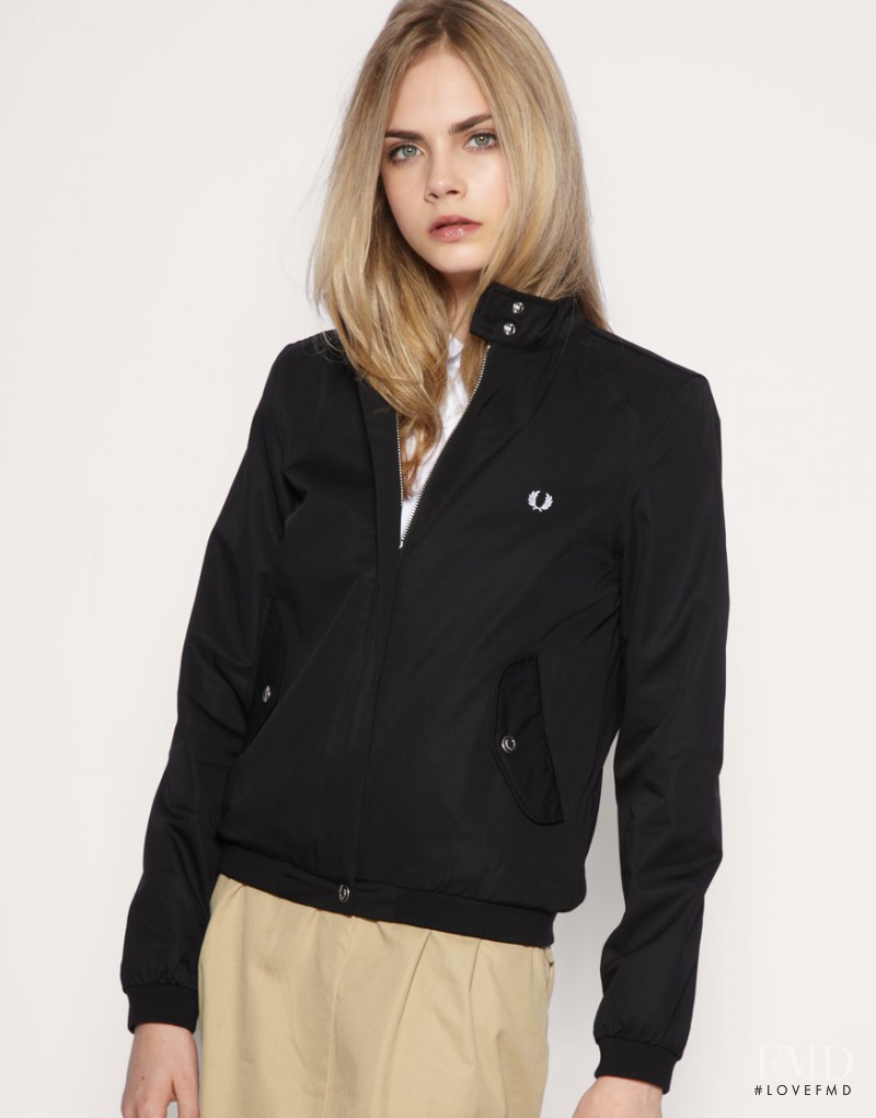 Cara Delevingne featured in  the ASOS lookbook for Fall 2010