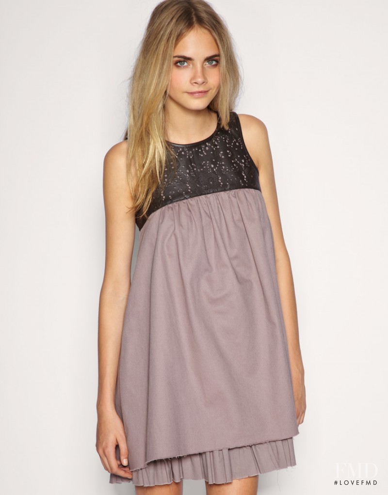 Cara Delevingne featured in  the ASOS lookbook for Fall 2010