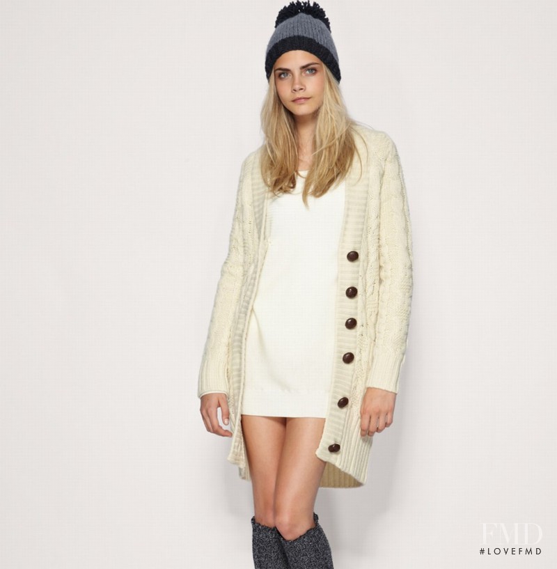 Cara Delevingne featured in  the ASOS lookbook for Fall 2010